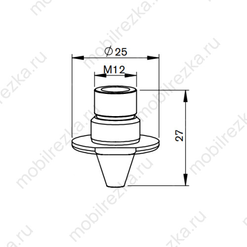 MR373-0351CPX Сопло 1,5 мм