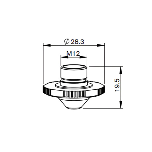 MR422-1785CP Сопло двойное пятиугольное 1,75 мм