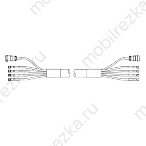 128786 Кабель и газовый шланг в сборе, 15 м