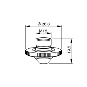 MR422-0107CP Сопло пятиугольное 2,5 мм
