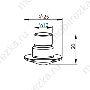 MR368-4480CP Сопло 2,5 мм