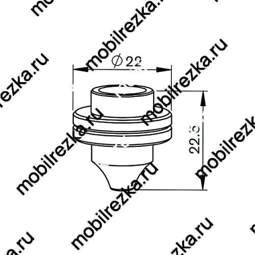 MR387-0017 Сопло 1,2 мм