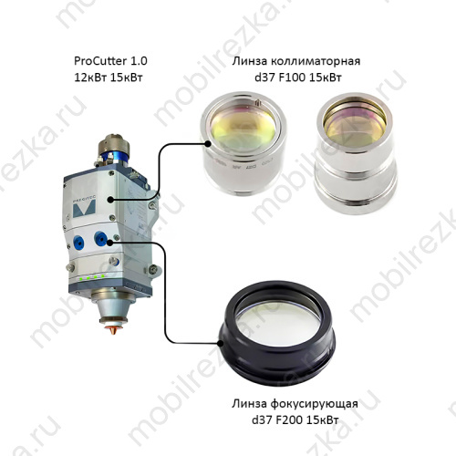 P0595-85548 Линза коллиматорная D37 F100 15 kWt