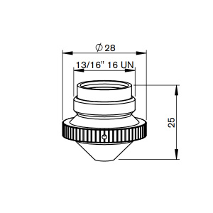 MR332-3013 Сопло двойное 3,0 мм / 1,3 мм