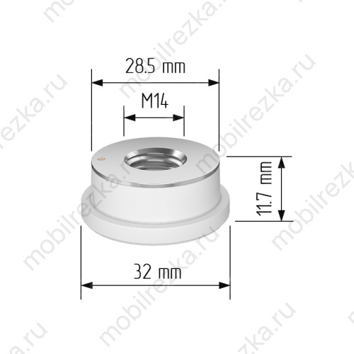 MR-120274100B Проставка керамическая D32 M14 H12