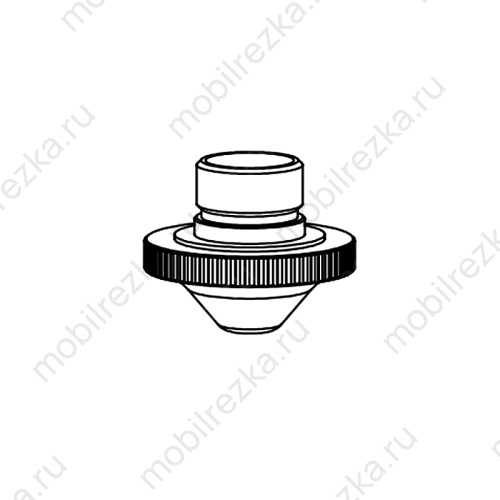 MR362-0001CP Сопло двойное хромированное 1.7 мм
