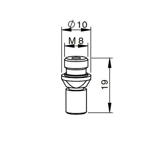 MR331-3324CPX Сопло цилиндрическое 3,0 мм