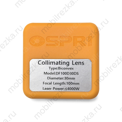 Линза двояковыпуклая (DCX) D30 F100 (оригинал)