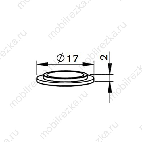 MR335-1160 Кольцо 17х2 мм