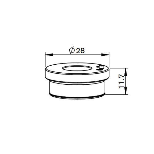 MR348-1052 Керамический держатель сопла D28 M11 H11.7