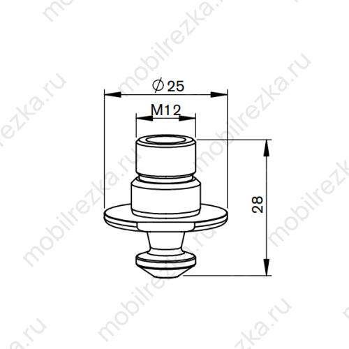MR373-1800CPX Сопло 1,2 мм