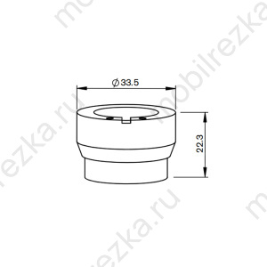 MR311-0298 Керамический изолятор (оригинал) D33.5 H22.3