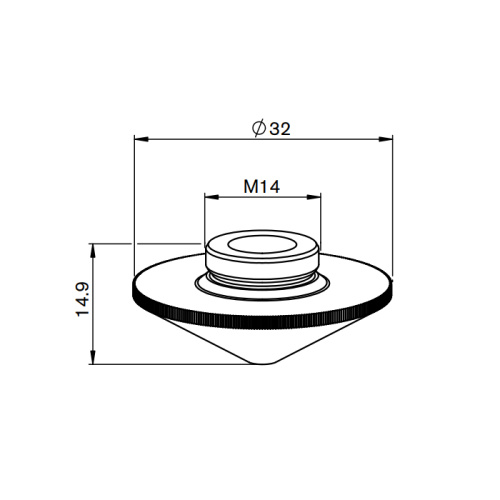MR-120GJT0515 Сопло одинарное конусное 1,5 мм 