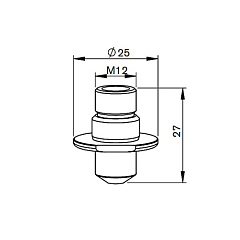 MR373-1584CPX Сопло 1,8 мм
