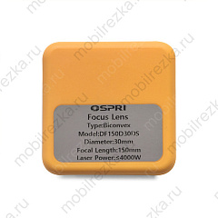 Линза фокусирующая двояковыпуклая (DCX) D30 F150 (оригинал)