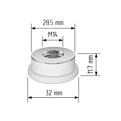 MR-120274100B Проставка керамическая D32 M14 H12
