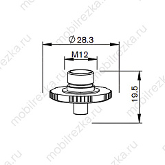 MR422-0700CP Сопло 2,0 мм