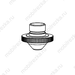 MR362-0001CP Сопло двойное хромированное 1.7 мм