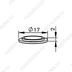 MR335-1160 Кольцо 17х2 мм